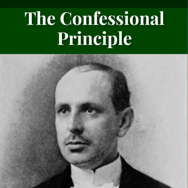 The Confessional Principle by Theodore E. Schmauk