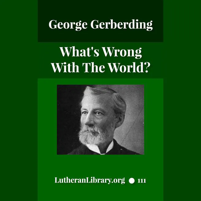 What's Wrong With The World? by George H. Gerberding