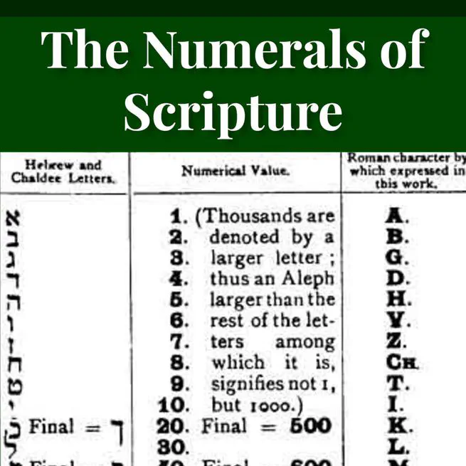 Palmoni: The Numerals of Scripture by Milo Mahan