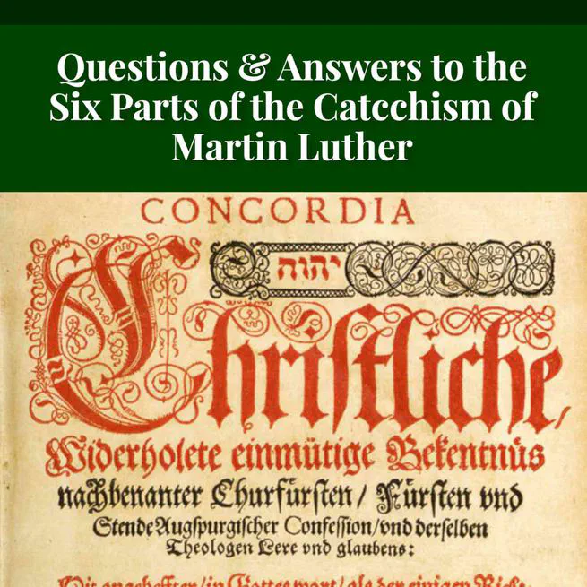 Questions and Answers to the Six Parts of the Small Catechism of Dr. Martin Luther by William Loehe