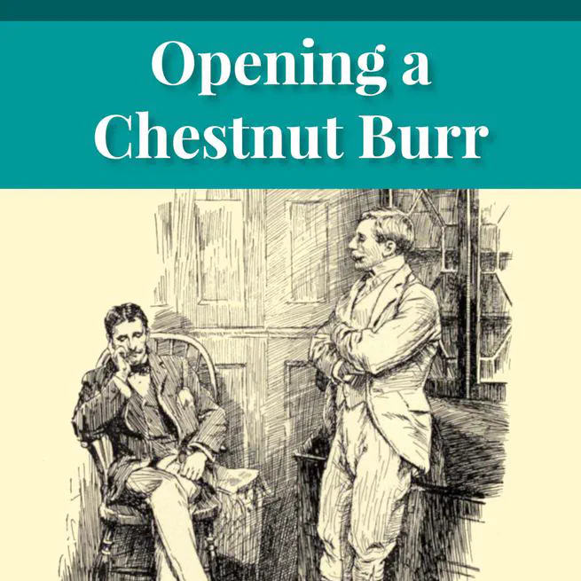 Opening a Chestnut Burr by Edward Payson Roe