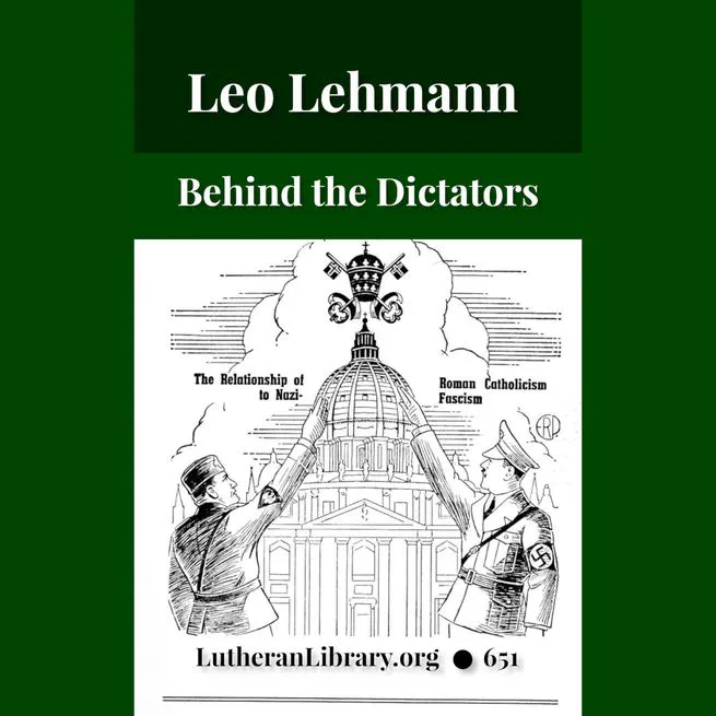 Behind the Dictators by Leo Lehmann